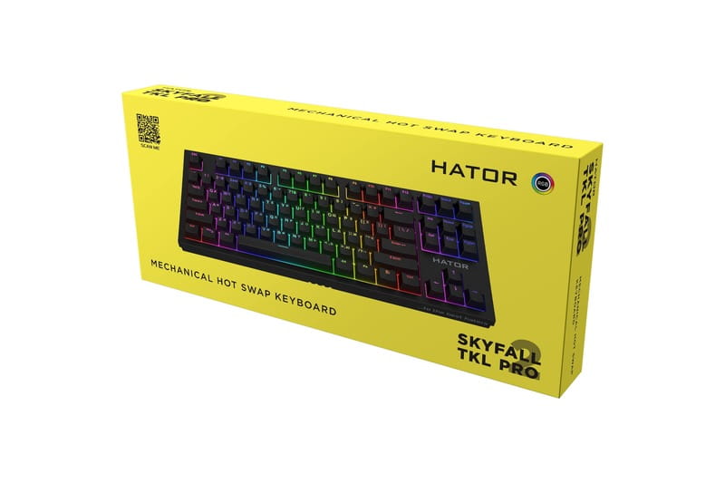 Клавіатура Hator Skyfall 2 TKL Pro Orange Black (HTK-750)