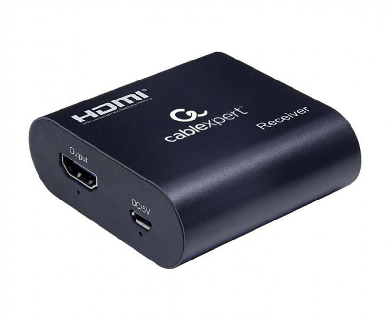 Удлинитель Cablexpert HDMI - RJ-45 (F/F), до 60 м, Black (DEX-HDMI-03)