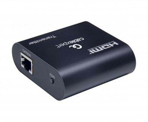 Photos - Cable (video, audio, USB) Cablexpert Подовжувач  HDMI - RJ-45 (F/F), до 60 м, Black  DEX (DEX-HDMI-03)