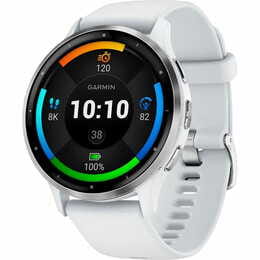 Смарт-часы Garmin Venu 3 Silver Stainless Steel Bezel with Whitestone Case and Silicone Band (010-02784-50)