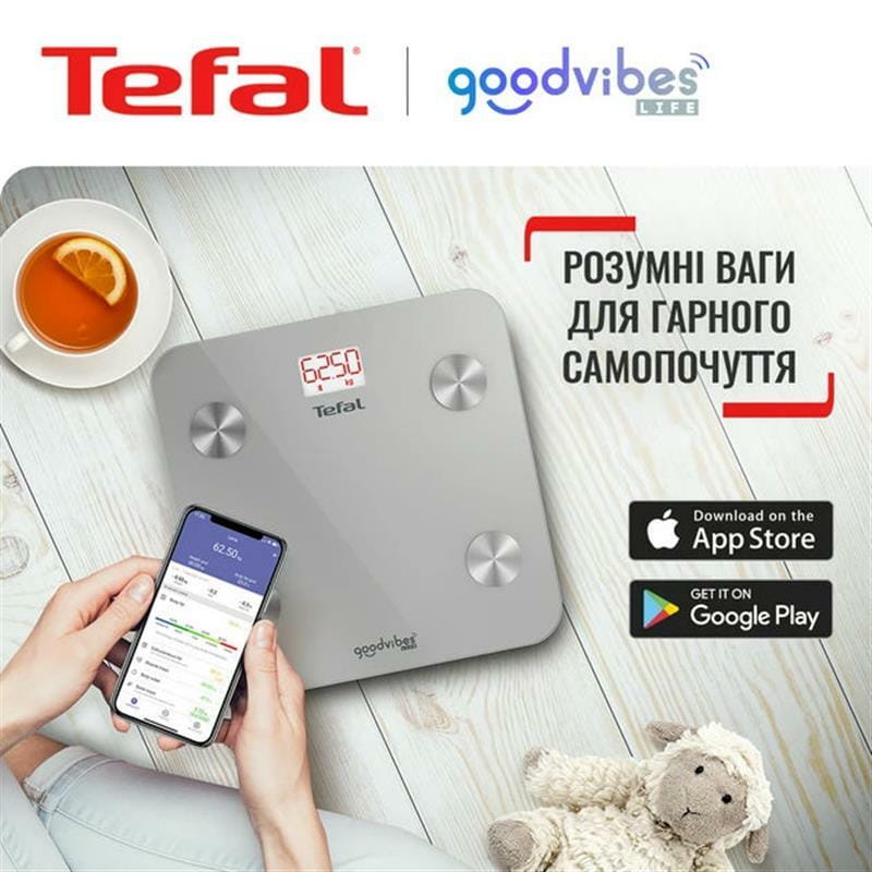 Весы напольные Tefal Goodvibes Life BM9600S1