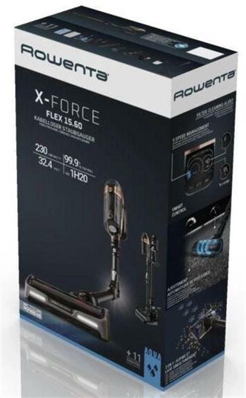 Аккумуляторный пылесос Rowenta X-Force Flex 15.60 Aqua RH99G1WO