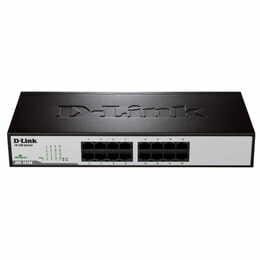 Коммутатор D-Link DES-1016D/H1A 16-port UTP 10/100Mbps metall