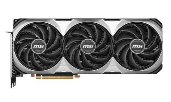 Видеокарта GF RTX 4090 24GB GDDR6X Ventus 3X E MSI (GeForce RTX 4090 Ventus 3X E 24G)