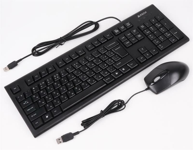 Комплект (клавиатура, мышь) A4Tech KRS-8572 Black