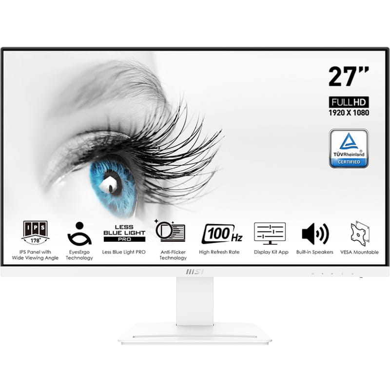 Монітор MSI 27" PRO MP273AW IPS White 100Hz