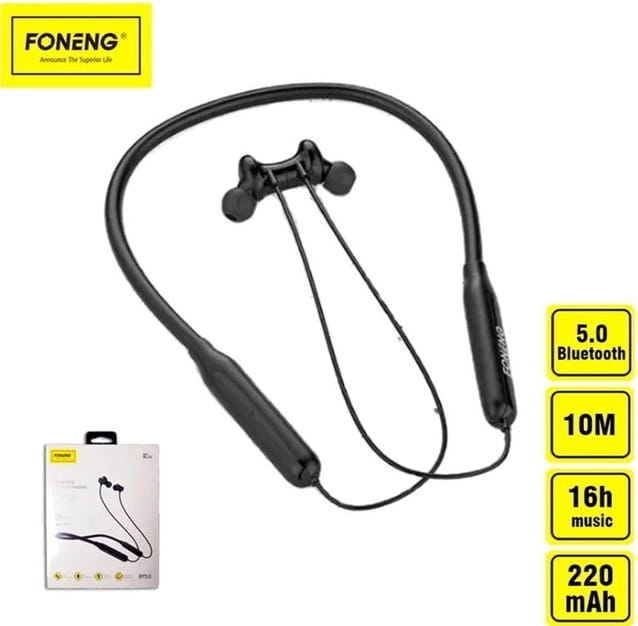 Bluetooth-гарнитура Foneng Neckband Sport BL34 (BL34-BE-N)