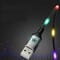 Фото - Кабель Remax RC-133i EL Luminous (Sound-Activated) USB - Lightning (M/M), 1 м Black (6954851297567) | click.ua
