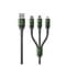 Фото - Кабель WK WDC-170 Raython 3-in-1 USB - Lightning + micro USB + USB Type-C (M/M), 6 A, 1.2 м, Black (6941027631980) | click.ua