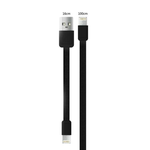 Фото - Кабель WK DESIGN  WK WDC-009 M&S USB - Lightning + micro USB , 1 м, Black (20007 (M/M)