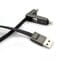 Фото - Кабель Remax RC-042t Strive USB - Lightning + micro USB (M/M), 1 м, Black (6954851272939) | click.ua