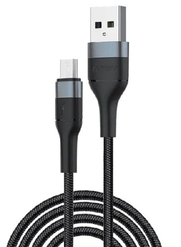Фото - Кабель Foneng   X51 Spiral Braided Cable USB - micro USB , 3 A, 1 м, Bl (M/M)
