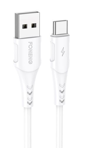 Фото - Кабель Foneng   X81 1M Cable USB - USB Type-C , 2.1 A, 1 м, White (X81 (M/M)