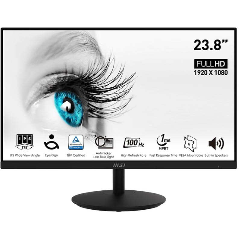 Монитор MSI 23.8" Pro MP242A IPS Black 100Hz