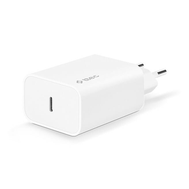 Сетевое зарядное устройство Ttec SmartCharger PD USB-C 30W White (2SCS26B)