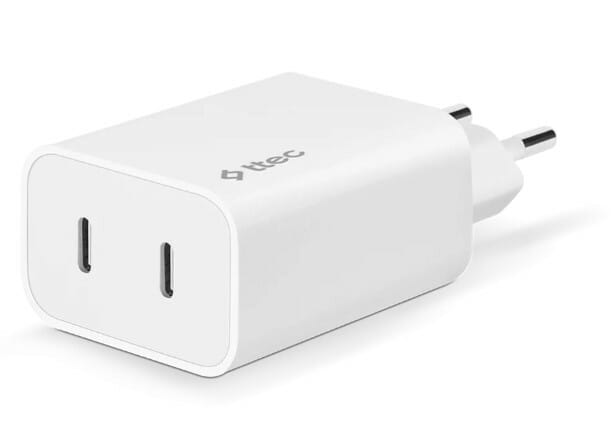 Сетевое зарядное устройство Ttec SmartCharger Duo PD USB-C 40W White (2SCS27B)