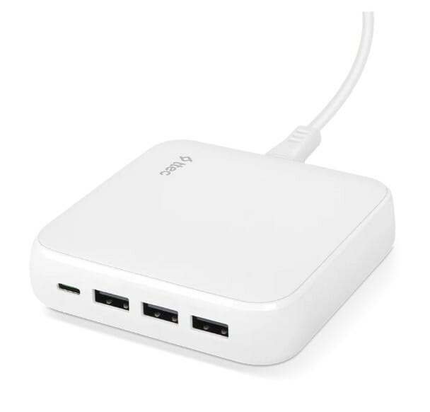 Сетевое зарядное устройство Ttec SmartCharger Quattro GaN USB-C/USB-A 65W White (2SCG02B)