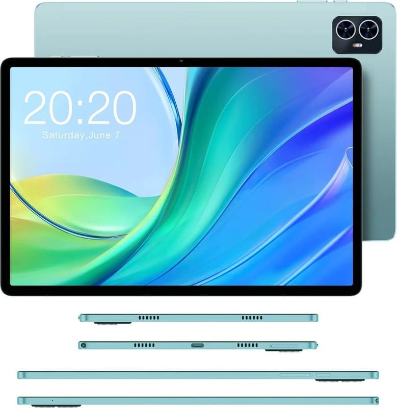 Планшет Teclast M50 6/128GB 4G Dual Sim Aqua Blue (M5M1/TL-112220) с чехлом