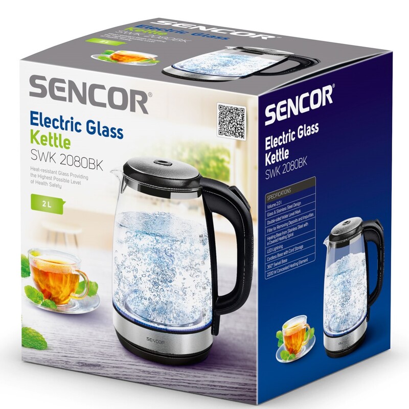 Електрочайник Sencor SWK 2080BK