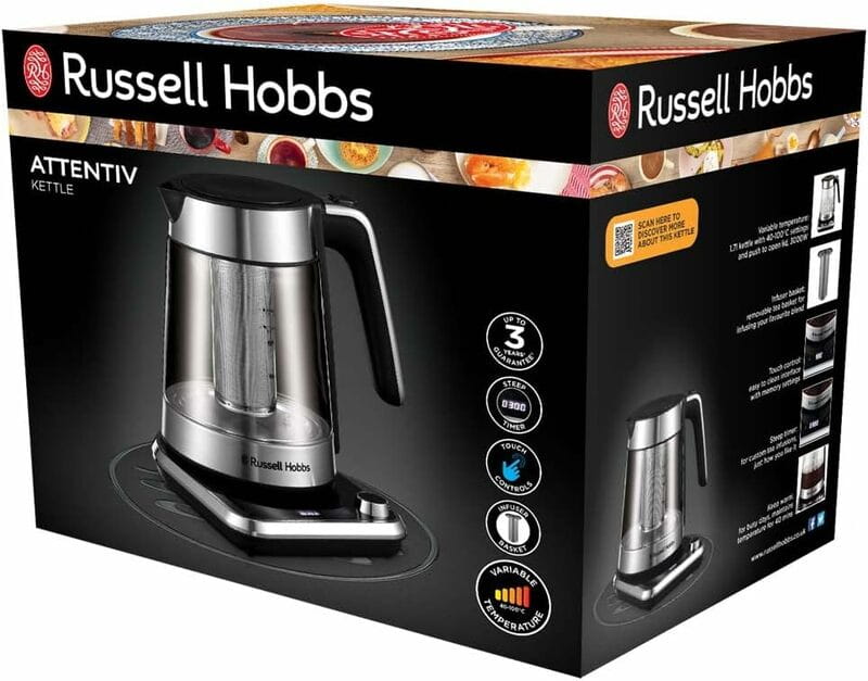 Електрочайник Russell Hobbs 26200-70 Attentiv Kettle