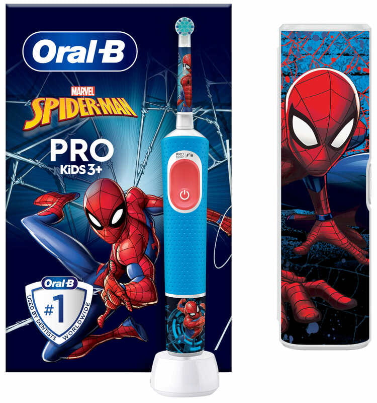 Зубна електрощітка Braun Oral-B Kids Spider-Man (D103.413.2KX Spider-Man)