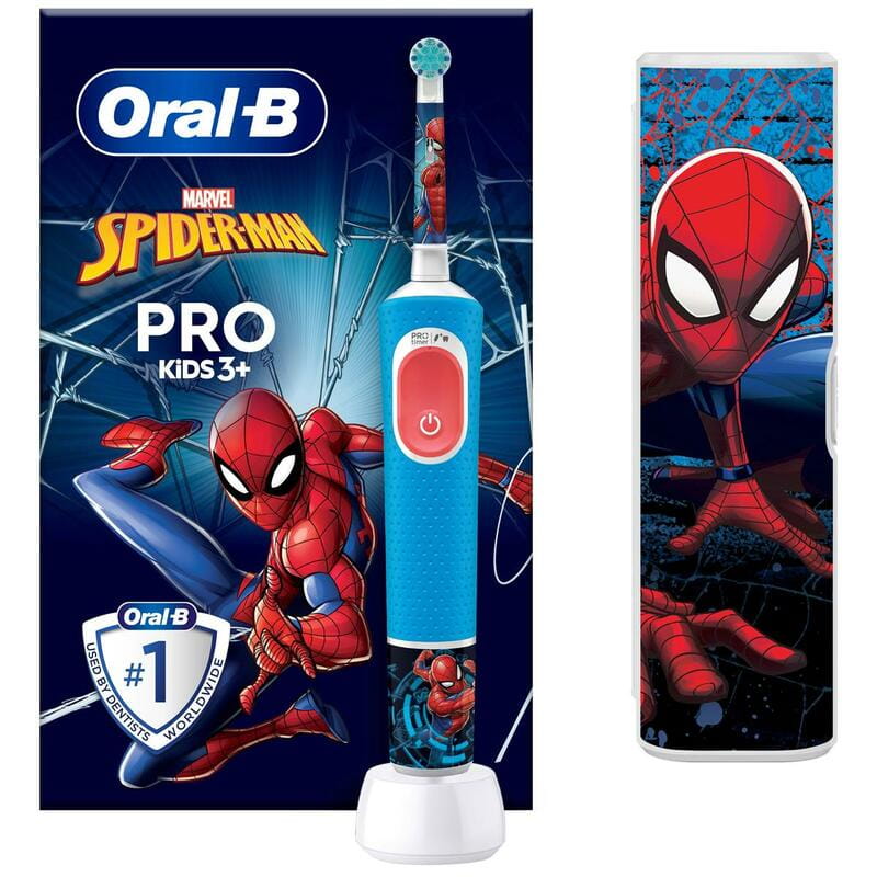 Зубная электрощетка Braun Oral-B Kids Spider-Man (D103.413.2KX Spider-Man)