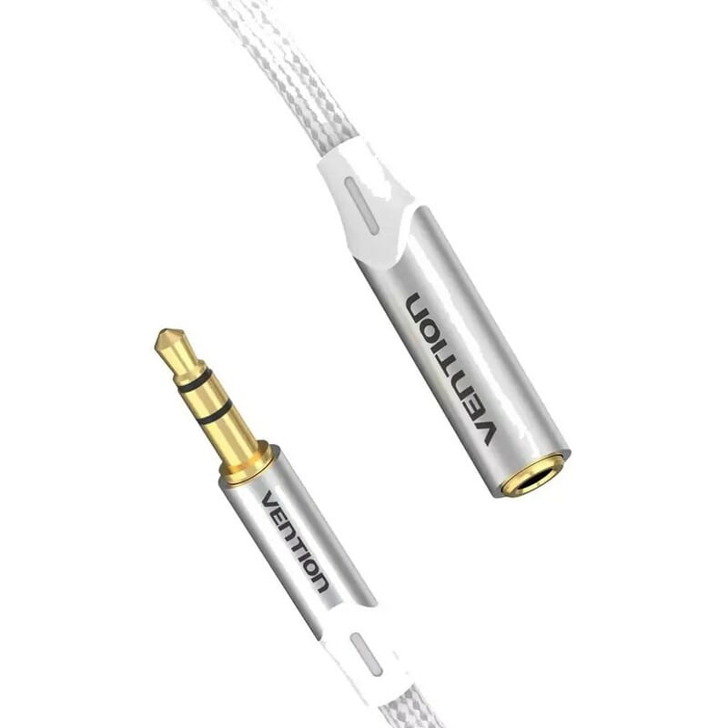 Кабель-удлинитель Vention 3.5 мм - 3.5 мм (F/M), 1.5 м, Silver (BHEIG)