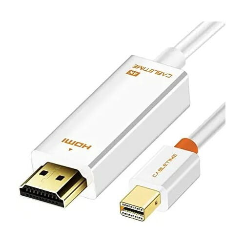 Фото - Кабель Адаптер Сabletime mini DisplayPort - HDMI (M/M), 0.2 м, White  CP27(CP27B)