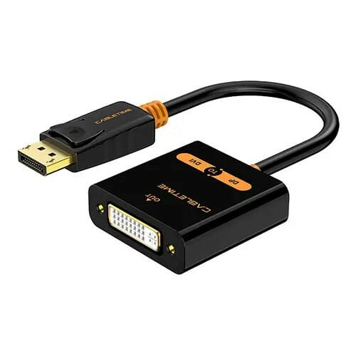 Photos - Cable (video, audio, USB) Адаптер Сabletime DisplayPort - DVI (M/F), 0.2 м, Black  CP24B(CP24B)
