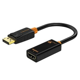 Адаптер Сabletime DisplayPort - HDMI (M/F), 0.2 м, Black (CP21B)