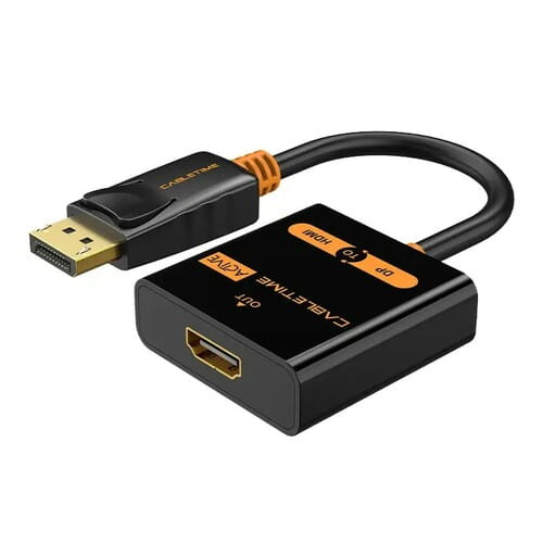 Фото - Кабель Адаптер Сabletime DisplayPort - HDMI (M/F), 0.2 м, Black  CP20B(CP20B)
