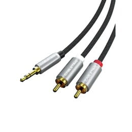 Купити Кабель Cabletime 3.5 мм - 2xRCA (M/M), 1 м, Black (CF13H) Кабель Cabletime 3.5 мм - 2xRCA (M/M), 1 м, Black (CF13H)