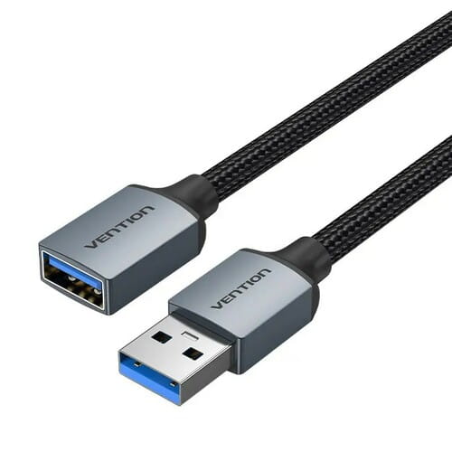Фото - Кабель Vention   USB - USB V 3.0 (M/F), 1 м, Black  CBLHF (CBLHF)