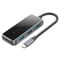 Фото - Концентратор Vention 5 в 1 Type-C-USB-PD 4USB 3.0 87W 4K 30Hz 0.15m Black (TFDHB) | click.ua