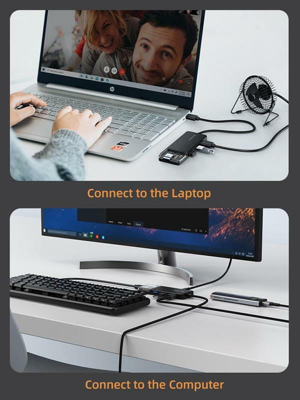 USB-хаб Cabletime CB02B 4 ports