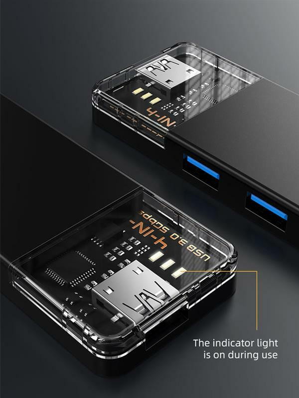 USB-хаб Cabletime CB02B 4 ports