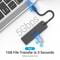 Фото - USB-хаб Vention TGKBB 4 ports Black | click.ua