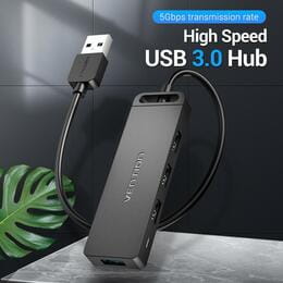 USB-хаб Vention CHLBB 4 ports Black