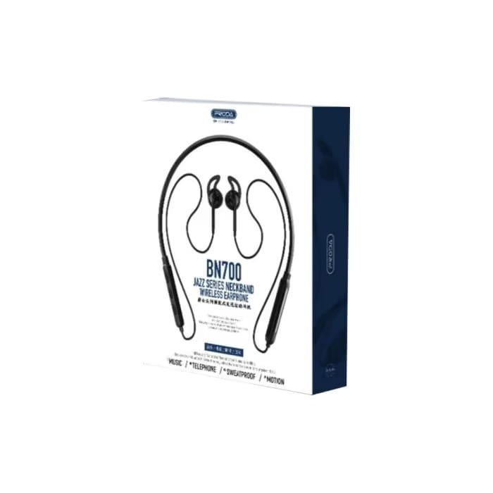 Bluetooth-гарнитура Proda Jazz Neckband Sports PD-BN700 Black (PD-BN700-BK)