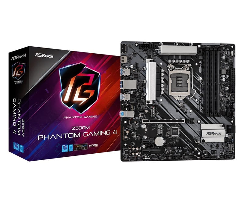 Материнська плата ASRock Z590M Phantom Gaming 4 Socket 1200