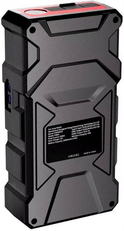 Пусковое устройство для автомобилей ХоКо FNNEMGE series FG601 24000mAh Car Jump Starter Black (XK-FG601)