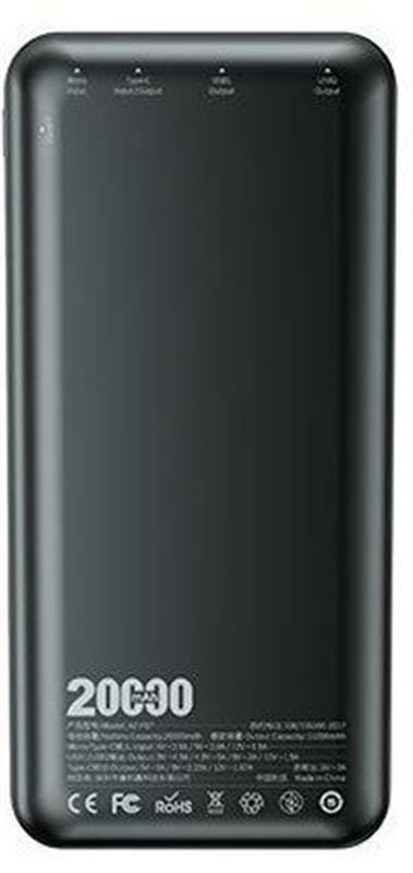 Универсальная мобильная батарея Proda Azeada Chuangnon AZ-P07 20000mAh 22.5W Black (AZ-P07-BK)
