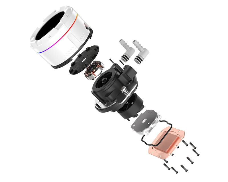 Система водяного охлаждения ID-Cooling Space LCD SL360 White