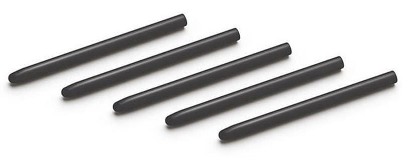 Набор стандартных наконечников Wacom для Intuos/Intuos4/5/PRO черные, 5 шт