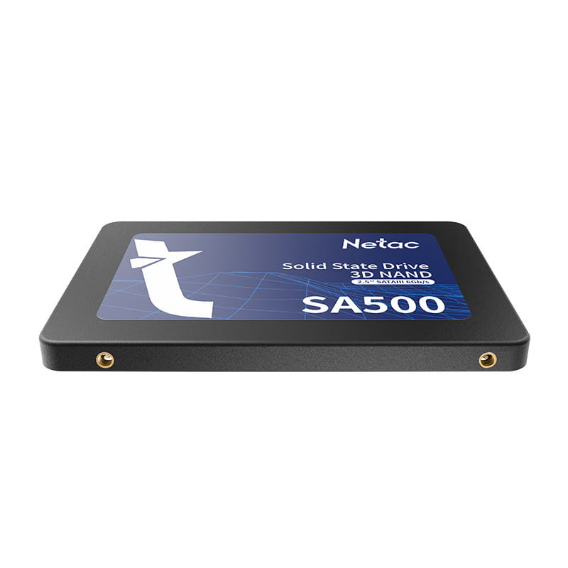 Накопичувач SSD 256GB Netac SA500 2.5" SATAIII 3D NAND TLC Black (NT01SA500-256-S3X)