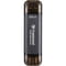 Фото - Накопитель внешний SSD USB Type-A/Type-C 256GB Transcend ESD310С Black (TS256GESD310C) | click.ua