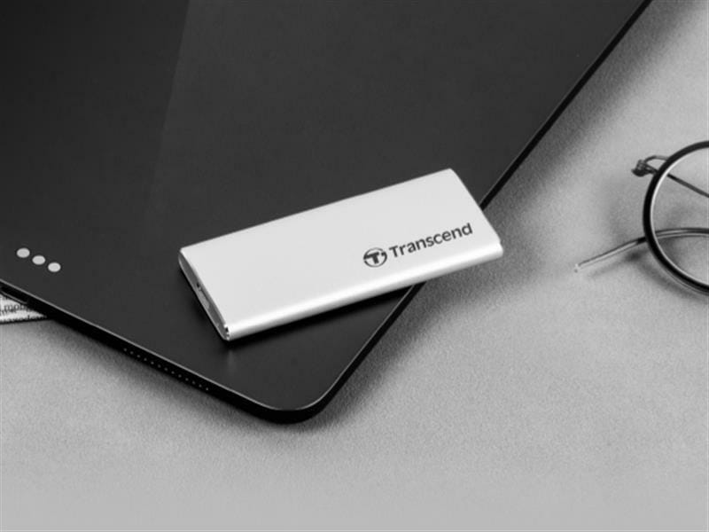 Накопитель внешний SSD USB 3.1 Type-C 1TB Transcend ESD260C Silver (TS1TESD260C)