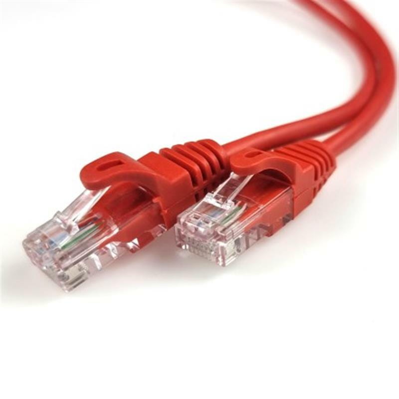 Патч-корд UTP EServer (CAT.5E UTP CORD-0.5M-RED) RJ45, Cat.5e, 0,5 м, красный