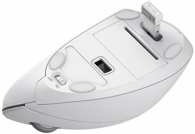 Миша бездротова Trust Verto Ergonomic White (25132)