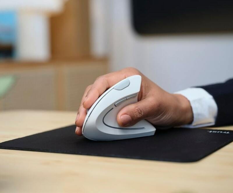 Миша бездротова Trust Verto Ergonomic White (25132)